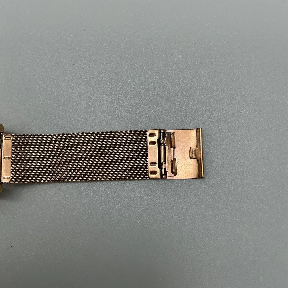 Fossil ME3099 Mens Watch 38mm Skeleton Dial Rose Gold Tone Bracelet Automatic